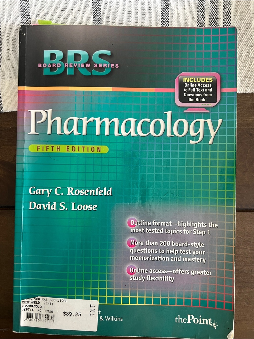 Pharmacology Fifth Edition Review Book - Teal Study Guide